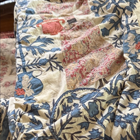 Magnolia Pearl Blue and Cream Embroidered dress - Picture 3 of 9